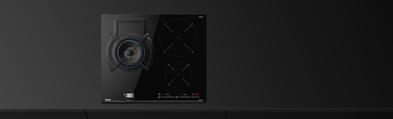 Hybrid Gas Induction Cooktop