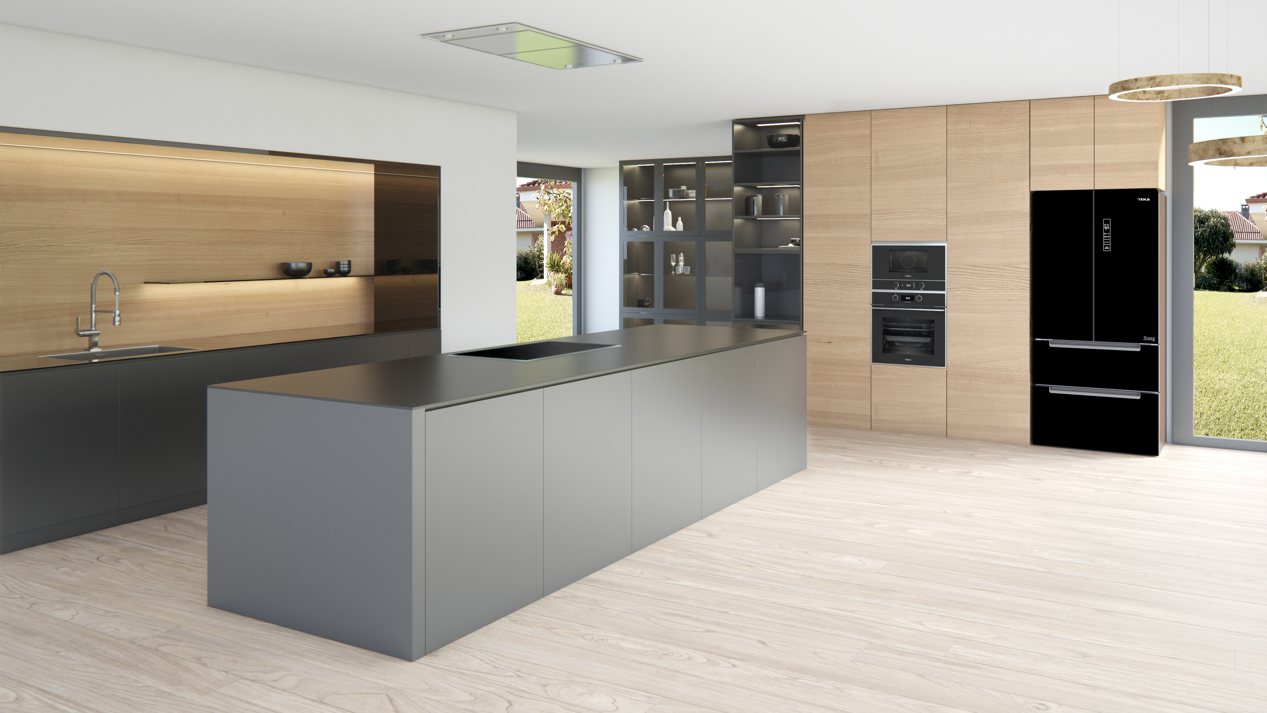 Open-concept kitchens