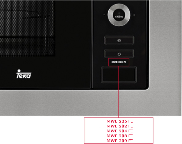 Revisión gratuita de Microondas MWE 225 FI, MWE 202 FI, MWE 204 FI, MWE 208 FI, MWE 209 FI