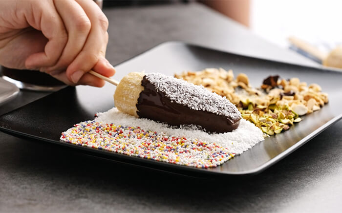 helados platano casero