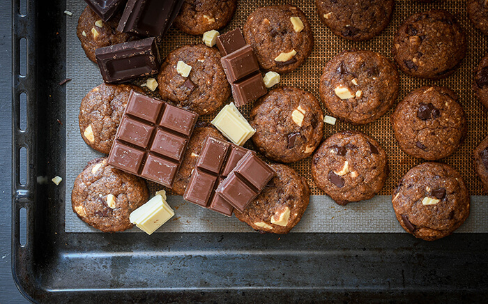 cookies tres chocolates