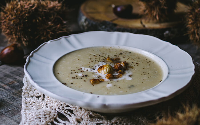 receta crema castañas