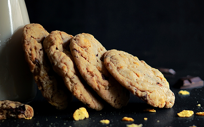 cookies de chocolate y nueces para hacer con niños