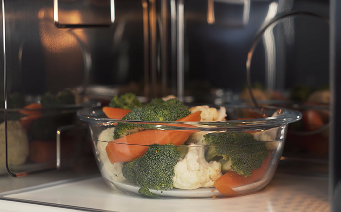 cocer verduras vapor microondas