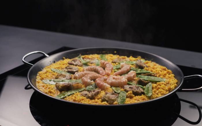 paella sobre zona full flex mastersense 