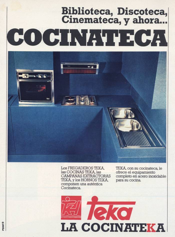 Publicidad Teka 1978 Cocinateca