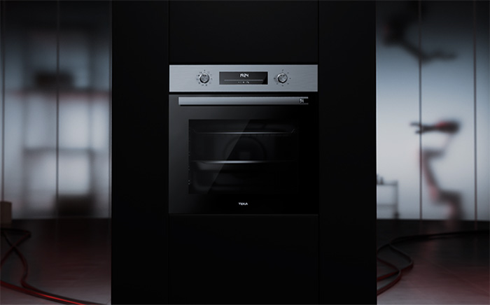Horno serie NEO captura de su vídeo promocional sobre fondo negro