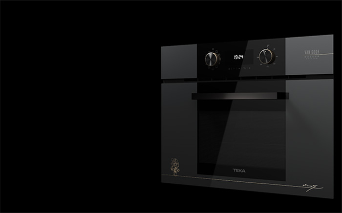 Horno en acabado negro de la colección Van Gogh Museum Edition de Teka 2025
