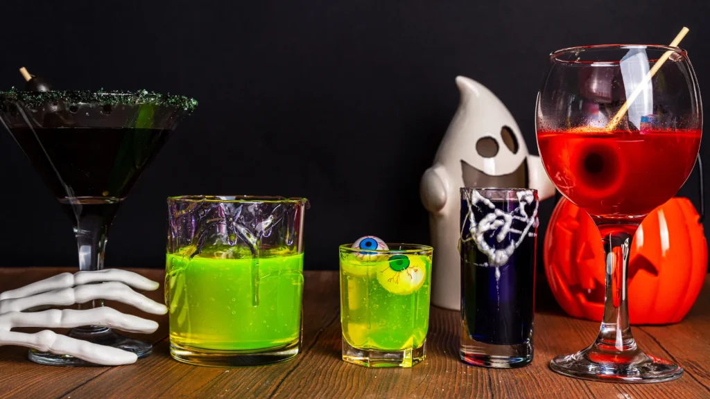 Ideas de bebidas frías y calientes para halloween