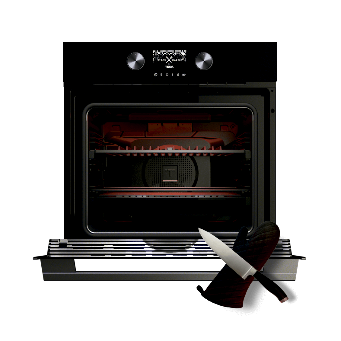 El-horno-steakmaster-incluye-accesorios-profesionales Steak cocinado con horno SteakMaster de Teka