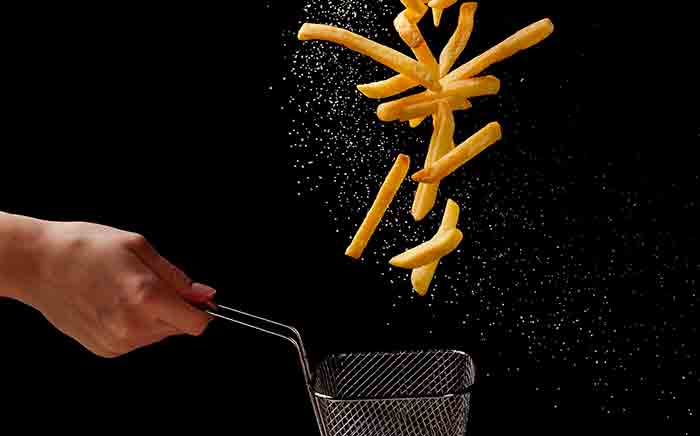 Energy Saving French Fries Frying Machine/Oil-Water Mixture Frying