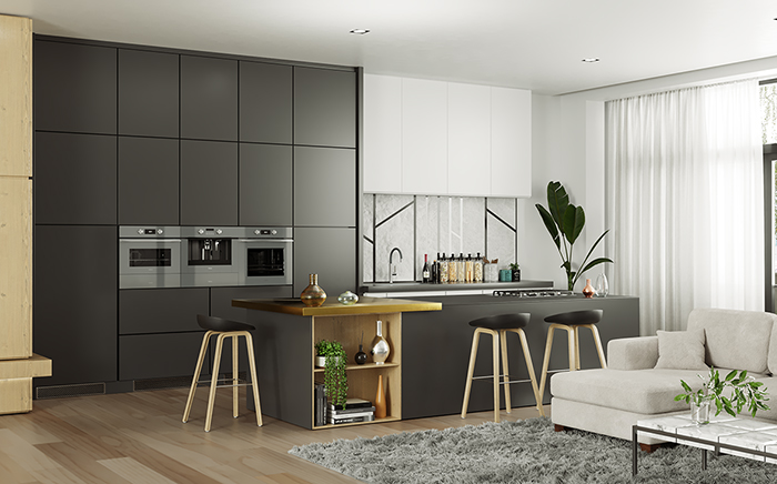 Grey kitchen