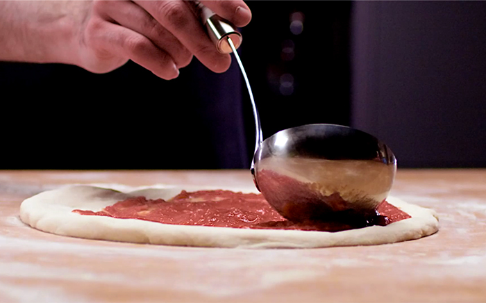 Homemade tomato for pizza