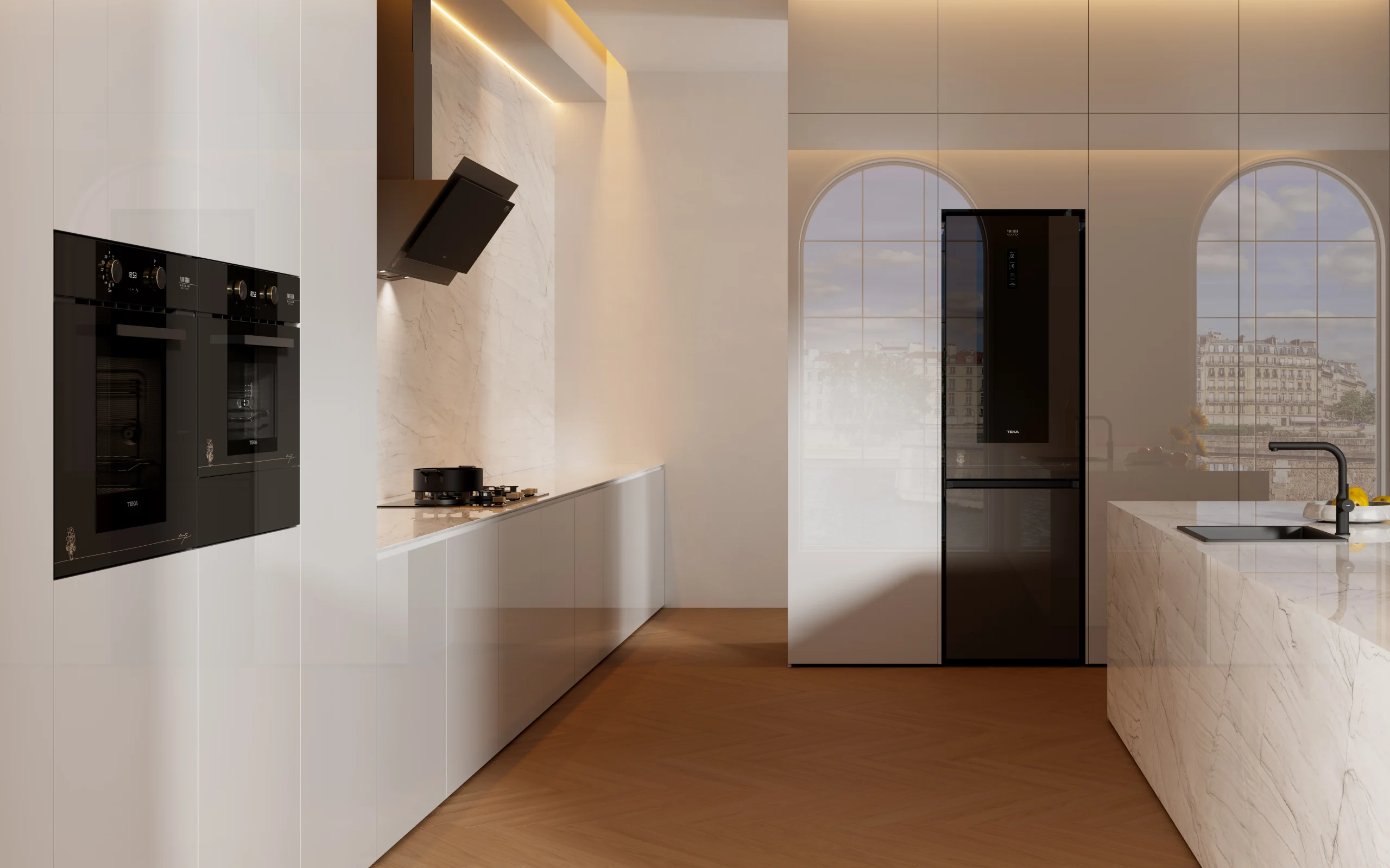 teka van gogh museum edition white kitchen
