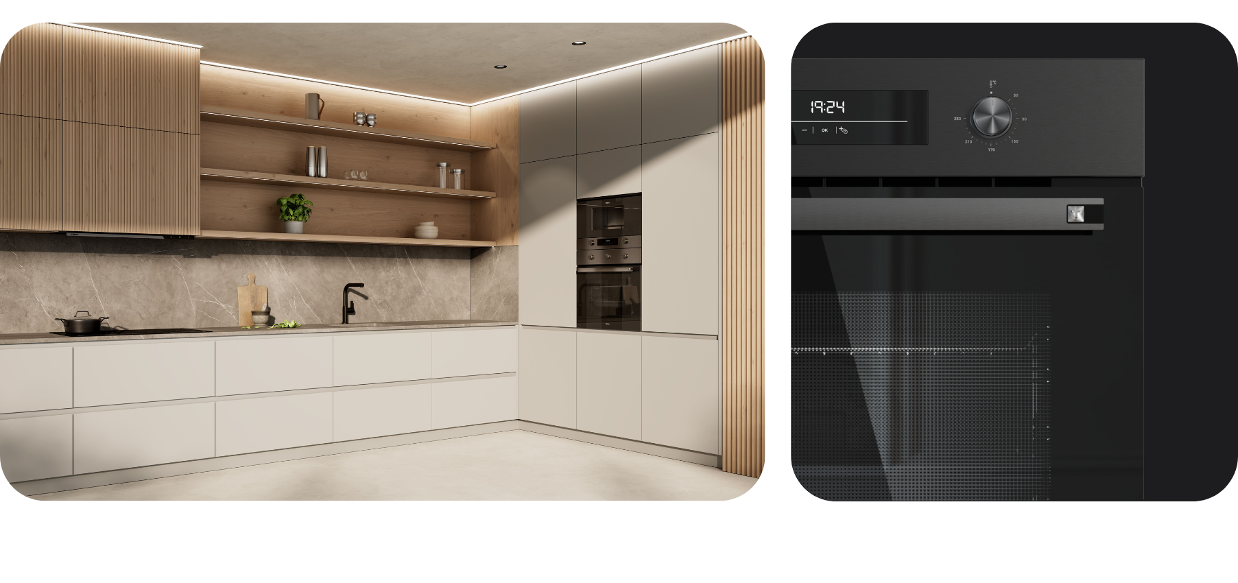 Black oven