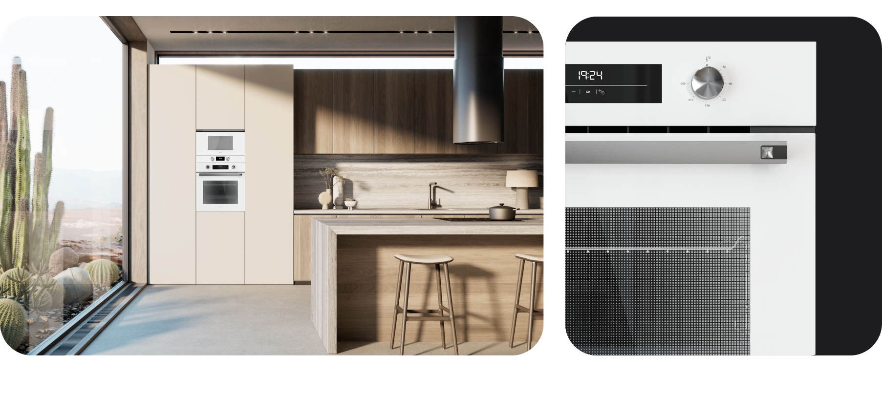 White oven