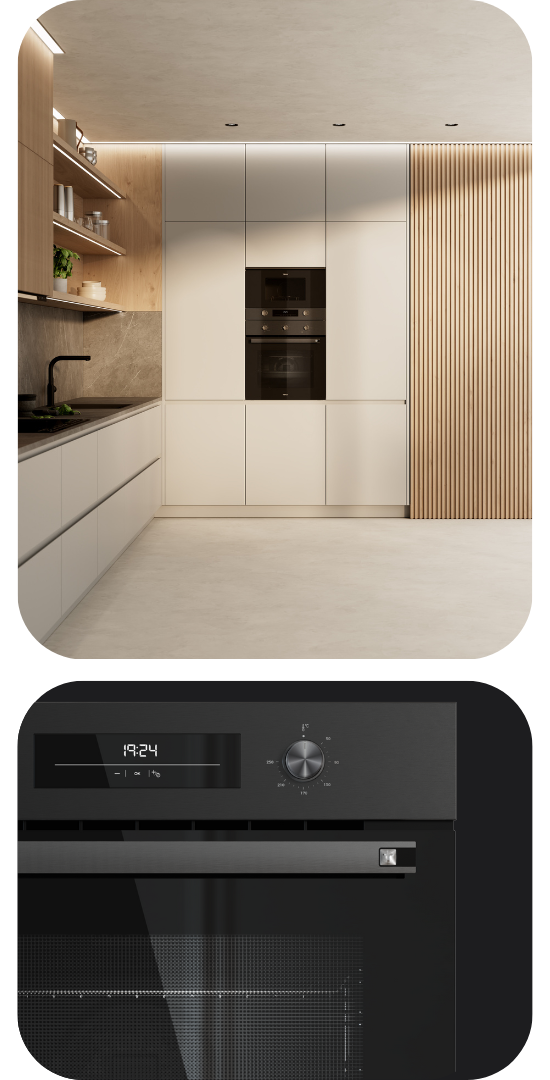Black oven