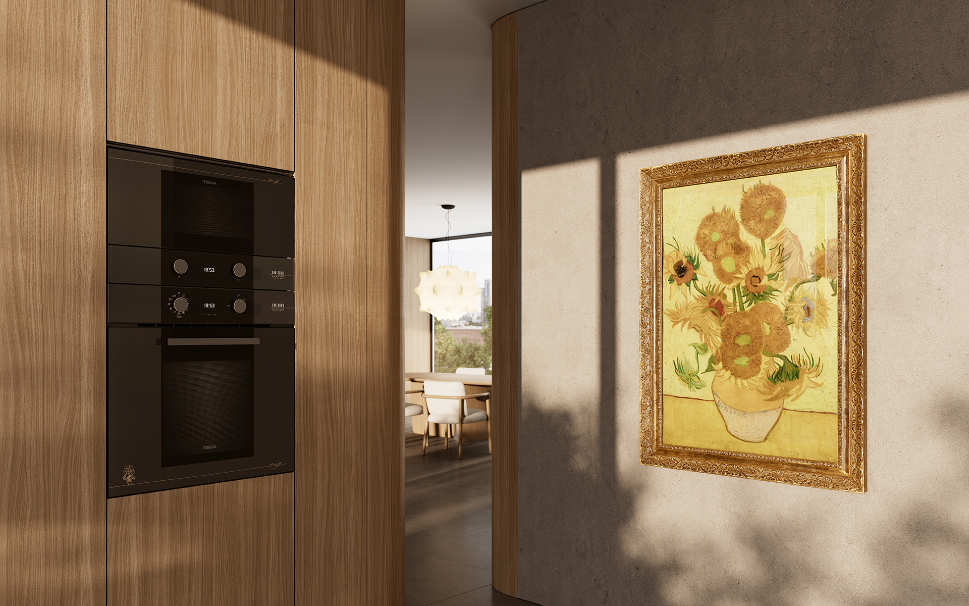 Teka-Van-Gogh-Museum-Edition-oven oven in white kitchen teka van gogh edition