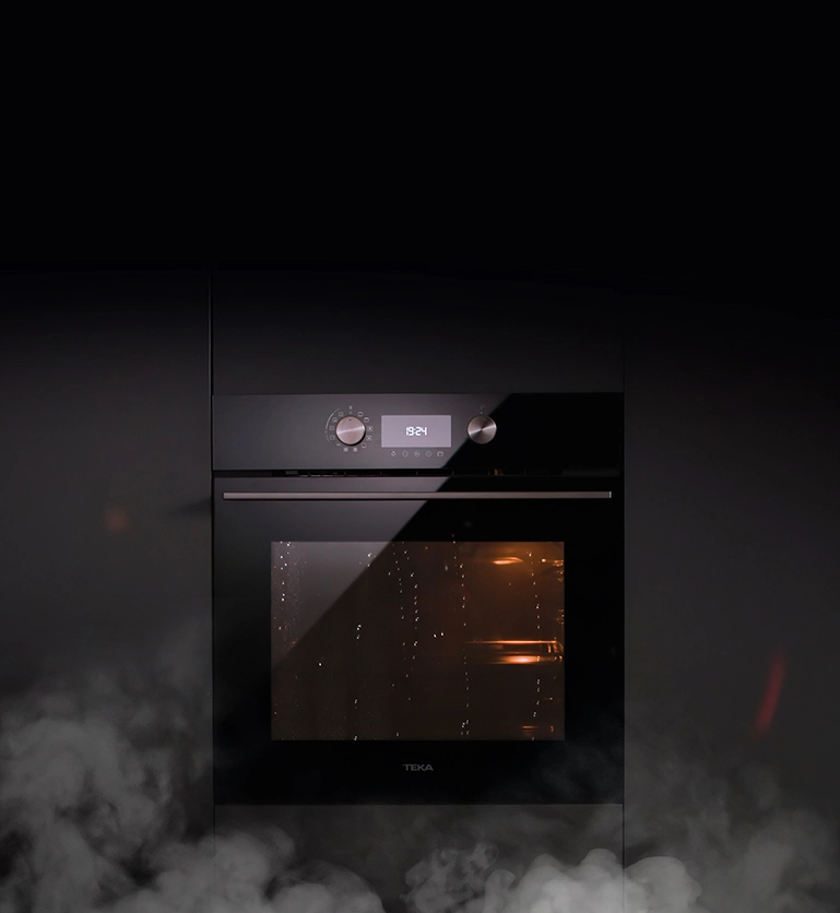 SteamGourmet oven with heat inside