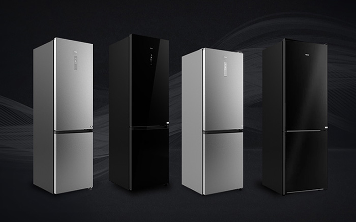 New energy efficient fridge freezer combos by Teka in stainless steel and black finishes