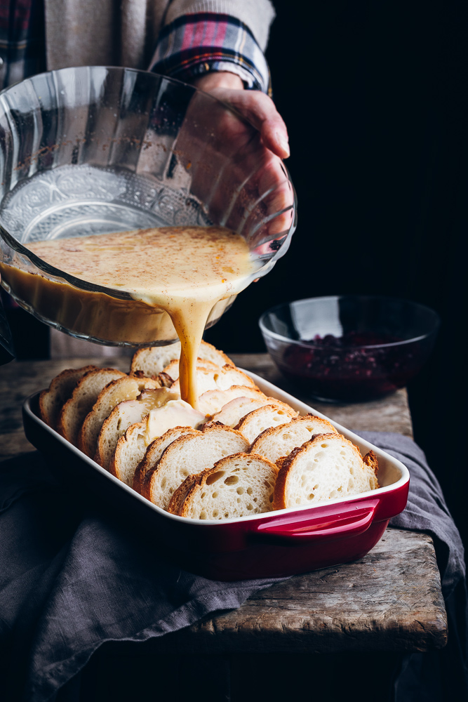 Pudding chlebowy na słono