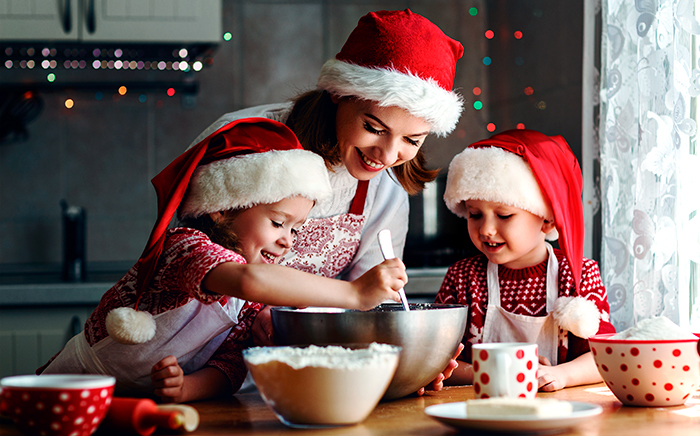 Świąteczne gotowanie z rodziną